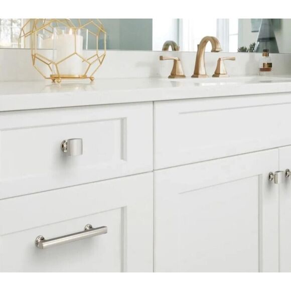 Amerock BP37101 Everett 1-1/4 Inch Square Cabinet Drawer Knob NEW Lot Of 8 - Picture 5 of 6